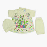 Newborn Girls Half Sleeves Suit - Light Green, Newborn Girls Sets & Suits, Chase Value, Chase Value