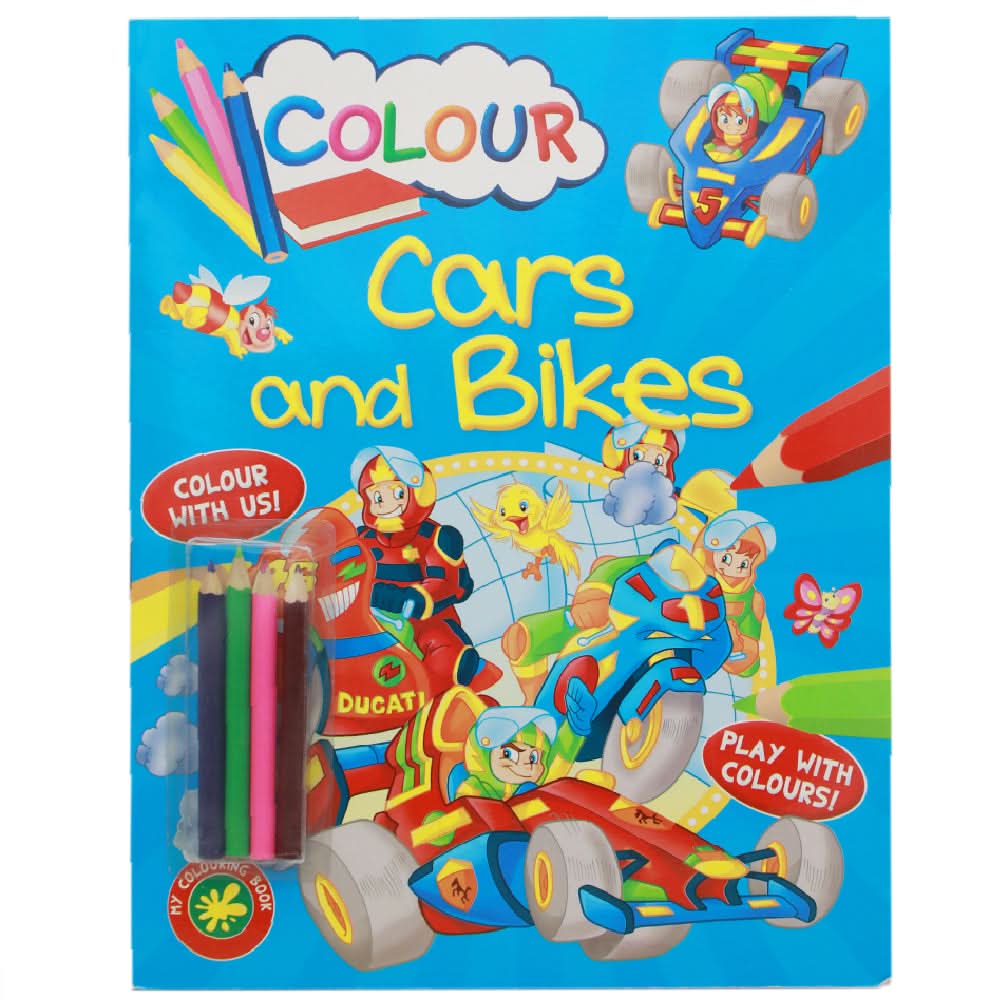 Coloring Book Cars & Bike, Coloring Books, Chase Value, Chase Value
