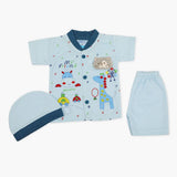 Newborn Boys Half Sleeves Suit - Blue, Newborn Boys Sets & Suits, Chase Value, Chase Value