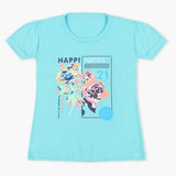 Girls Half Sleeves T-Shirt - Light Blue, Girls T-Shirts, Chase Value, Chase Value