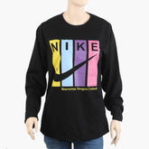 Women's Full Sleeves T-Shirt - Black, Women T-Shirts & Tops, Chase Value, Chase Value