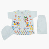 Newborn Girls Half Sleeves Suit - Blue, Newborn Girls Sets & Suits, Chase Value, Chase Value