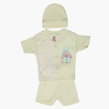 Newborn Boys Half Sleeves Suit - Lemon, Newborn Boys Sets & Suits, Chase Value, Chase Value