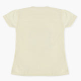 Girls Half Sleeves T-Shirt - Lemon, Girls T-Shirts, Chase Value, Chase Value