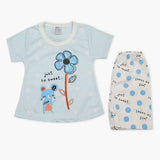 Newborn Girls Half Sleeves Suit - Blue, Newborn Girls Sets & Suits, Chase Value, Chase Value