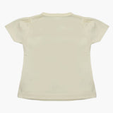 Girls Half Sleeves T-Shirt - Lemon, Girls T-Shirts, Chase Value, Chase Value