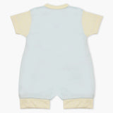 Newborn Boys Half Sleeves Romper - Light Blue, Newborn Boys Rompers, Chase Value, Chase Value
