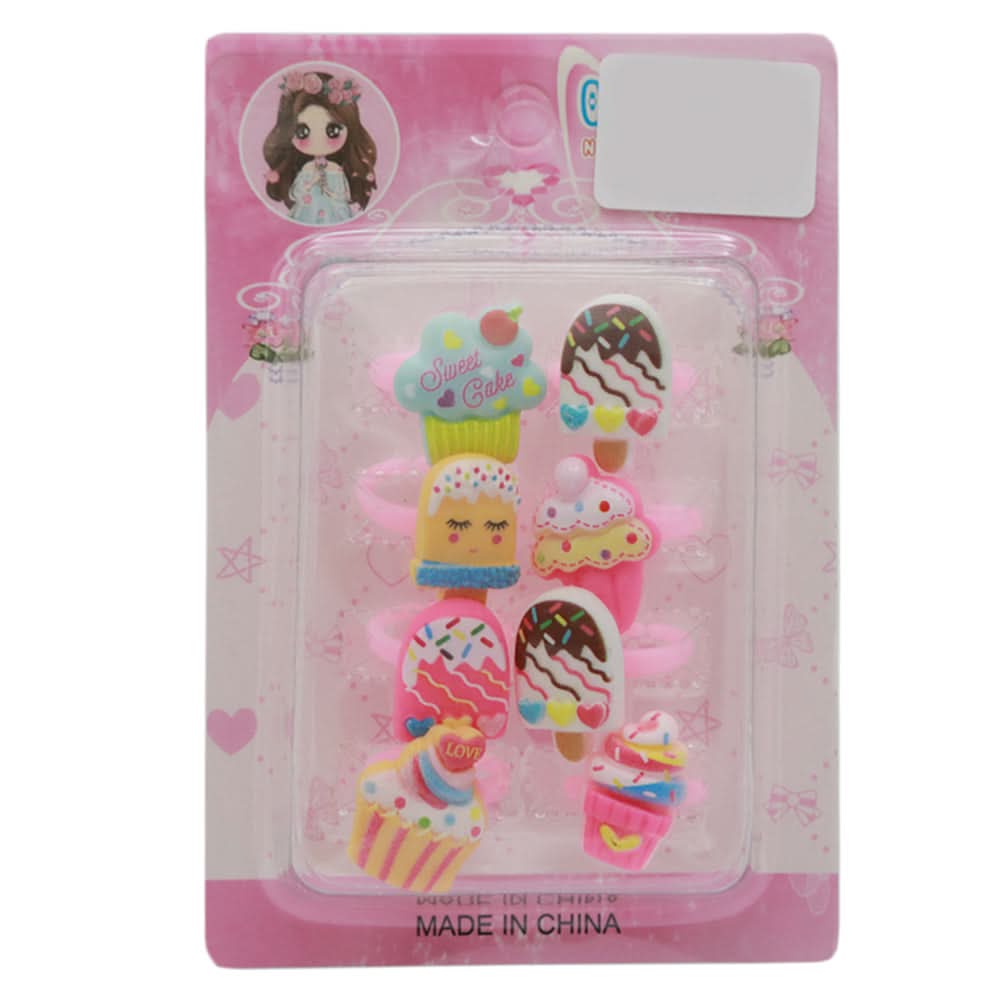 Children Ring Card - H, Girls Finger Rings, Chase Value, Chase Value