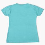 Girls Half Sleeves T-Shirt - Light Blue, Girls T-Shirts, Chase Value, Chase Value