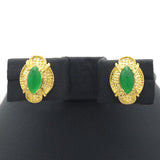 Zircon Earing - Golden, Women, Earrings & Tops, Chase Value, Chase Value