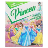 Sticker Coloring Lets Play With Color Princess 3, Coloring Books, Chase Value, Chase Value