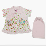 Newborn Girls Half Sleeves Suit - Light Pink, Newborn Girls Sets & Suits, Chase Value, Chase Value