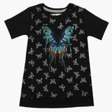 Girls Half Sleeves T-Shirt - Black, Girls T-Shirts, Chase Value, Chase Value