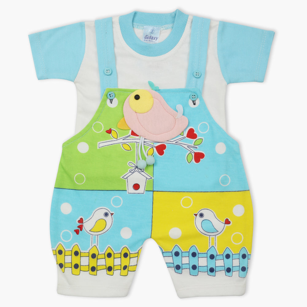 Newborn Boys Half Sleeves Romper Blue – Chase Value