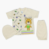 Newborn Boys Half Sleeves Suit - Fawn, Newborn Boys Sets & Suits, Chase Value, Chase Value
