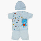 Newborn Boys Half Sleeves Suit - Blue, Newborn Boys Sets & Suits, Chase Value, Chase Value