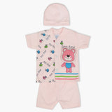 Newborn Boys Half Sleeves Suit - Pink, Newborn Boys Sets & Suits, Chase Value, Chase Value
