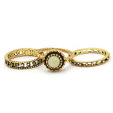 Finger Ring 3 Pc - White, Girls Finger Rings, Chase Value, Chase Value