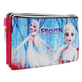 Pencil Pouch Three Zipper - Pink, Pencil Boxes & Stationery Sets, Chase Value, Chase Value
