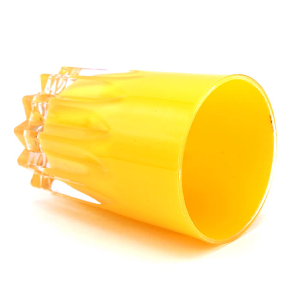 Acrylic Glass Diamond Base - Yellow, Home & Lifestyle, Glassware & Drinkware, Chase Value, Chase Value