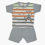 Newborn Boys Half Sleeves Suit - Grey, Newborn Boys Sets & Suits, Chase Value, Chase Value