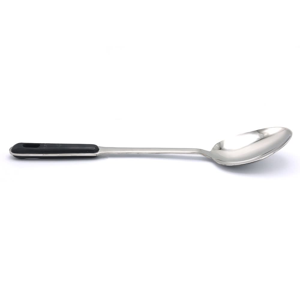 Cooking Spoon Black Handle - Silver, Home & Lifestyle, Serving And Dining, Chase Value, Chase Value