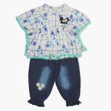 Girls Pant Suit - Blue, Girls Suits, Chase Value, Chase Value