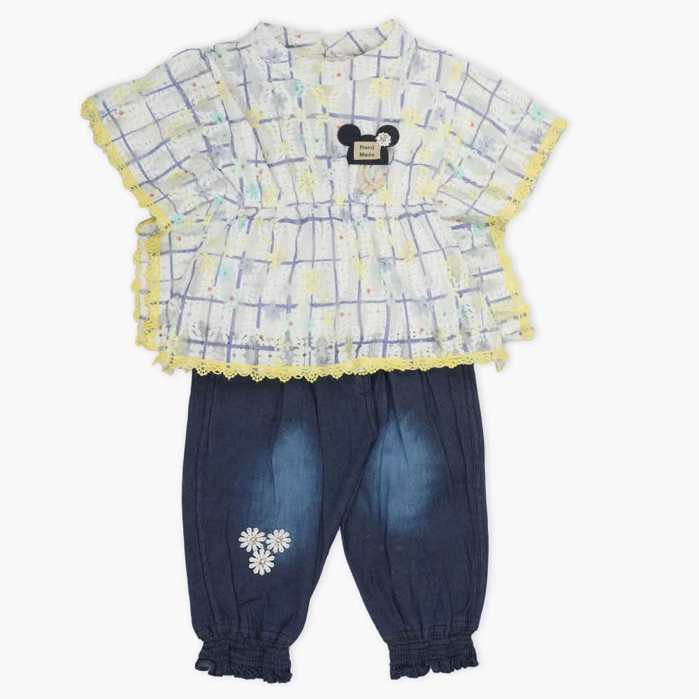 Girls Pant Suit - Yellow, Girls Suits, Chase Value, Chase Value