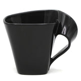 Square Wave Cafe Mug - Black, Home & Lifestyle, Thermos & Mug, Chase Value, Chase Value