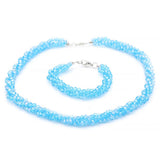 Girls Crystal Mala - Blue, Kids, Necklace And Chains, Chase Value, Chase Value