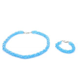Girls Crystal Mala - Blue, Kids, Necklace And Chains, Chase Value, Chase Value