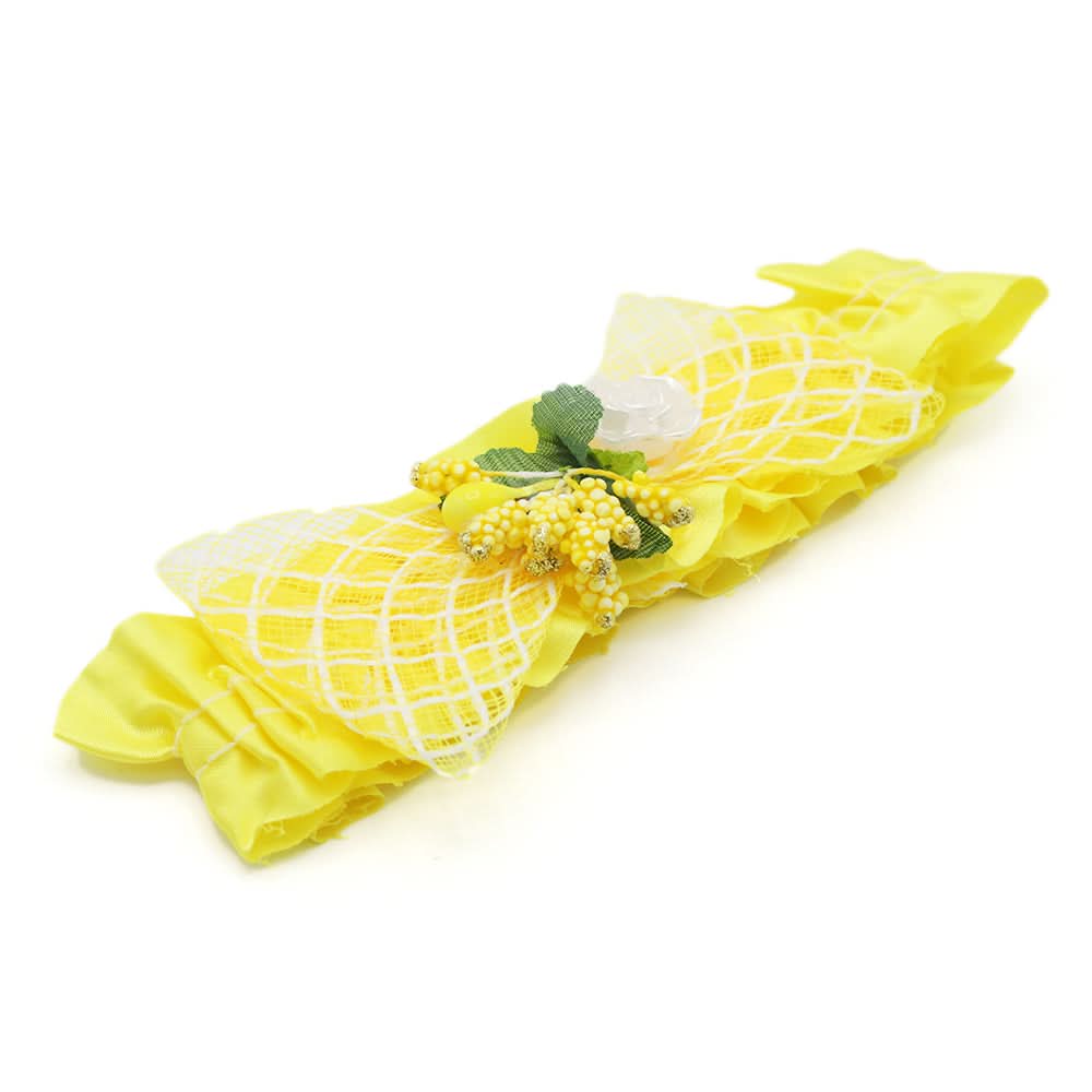 Girls Matha Patti - Yellow, Girls Hair Accessories, Chase Value, Chase Value