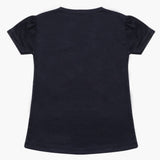 Girls Half Sleeves T-Shirt - Navy Blue, Girls T-Shirts, Chase Value, Chase Value