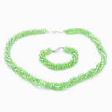Girls Crystal Mala - Green, Kids, Necklace And Chains, Chase Value, Chase Value