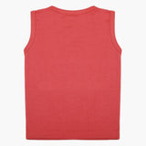 Boys Sando T-Shirt - Peach, Boys T-Shirts, Chase Value, Chase Value
