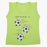 Boys Sando T-Shirt - Light Green, Boys T-Shirts, Chase Value, Chase Value