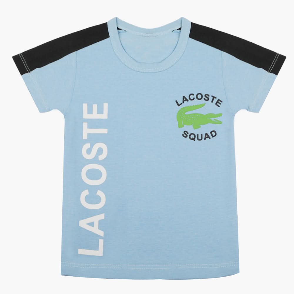 Boys Half Sleeves T-Shirt - Light Blue, Boys T-Shirts, Chase Value, Chase Value