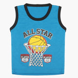 Boys Sando T-Shirt - Blue, Boys T-Shirts, Chase Value, Chase Value