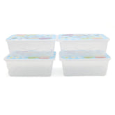 Storage Box 4 Pcs Set - Blue, Home & Lifestyle, Storage Boxes, Chase Value, Chase Value