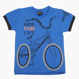 Boys Half Sleeves T-Shirt - Royal Blue, Boys T-Shirts, Chase Value, Chase Value
