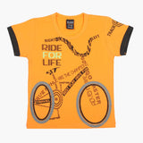 Boys Half Sleeves T-Shirt - Orange, Boys T-Shirts, Chase Value, Chase Value