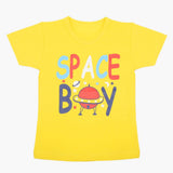 Boys Half Sleeves T-Shirt - Yellow, Boys T-Shirts, Chase Value, Chase Value