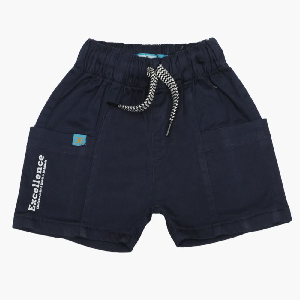 Boys Cotton Shorts - Navy Blue, Boys Shorts, Chase Value, Chase Value