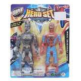 Spider Man With Light 2Pcs 2 Models 8818-1 - Multi, Kids, Action Figures, Chase Value, Chase Value