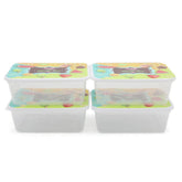 Storage Box 4 Pcs Set - Sea Green, Home & Lifestyle, Storage Boxes, Chase Value, Chase Value