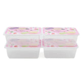 Storage Box 4 Pcs Set - Pink, Home & Lifestyle, Storage Boxes, Chase Value, Chase Value