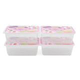 Storage Box 4 Pcs Set - Pink, Home & Lifestyle, Storage Boxes, Chase Value, Chase Value