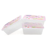 Storage Box 3 Pcs Set - Pink, Home & Lifestyle, Storage Boxes, Chase Value, Chase Value