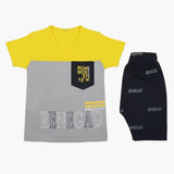 Boys Half Sleeves Suit - Yellow, Boys Sets & Suits, Chase Value, Chase Value