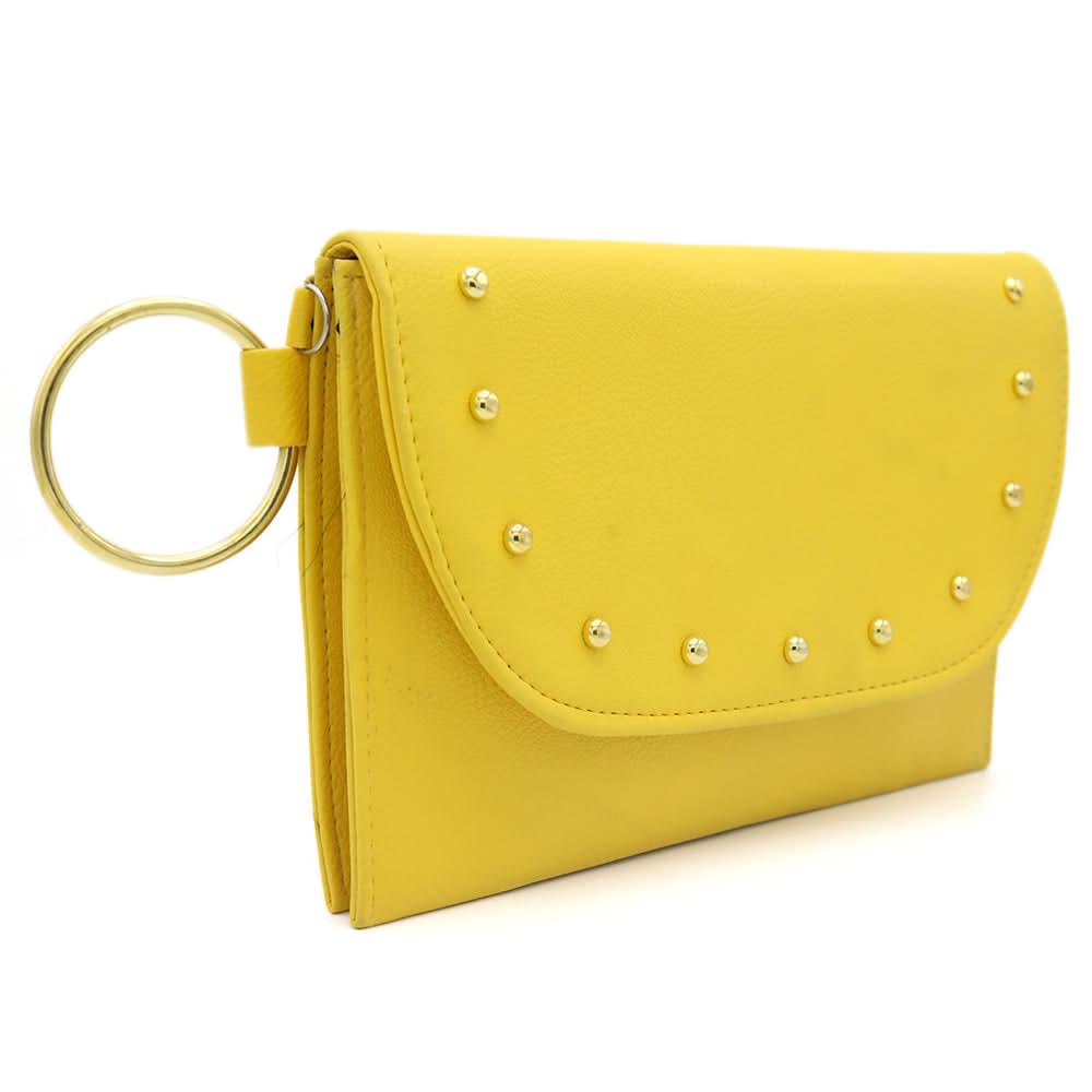 Women's Clutch (Kam-2060) - Yellow, Women, Clutches, Chase Value, Chase Value